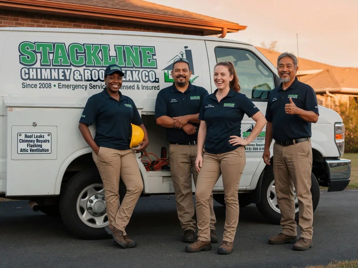 Chimney flashing repair company in Ithaca, NE